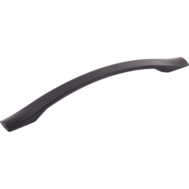 Crest Bar pull, Flat Black, 6 1/4" Center to Center