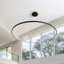 Stockham 1-Light Unique Geometric LED Pendant Circle Ring Chandelier Remote Dimmable-626403761-626403762