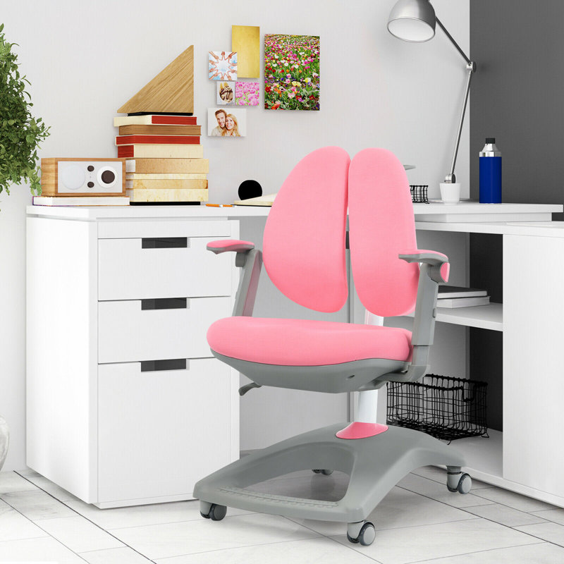 Chaise de bureau à hauteur ajustable pour enfants, Bleu
