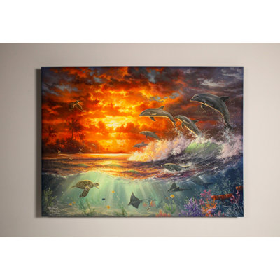 Au-delà de la côte 18 x 24 entièrement imprimée à DEL ColorChange