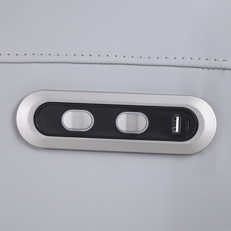 Canapé en cuir Power Motion avec port USB