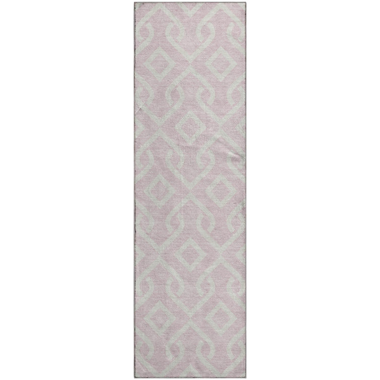 Premium Machine Washable Cerrito Pink Rug