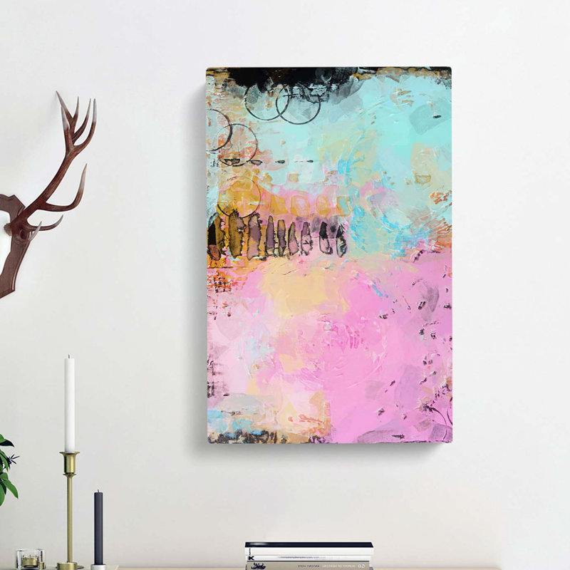 Paint Your Feelings In Abstract - Wrapped Canvas, 60cm H x 40cm W x 3cm D
