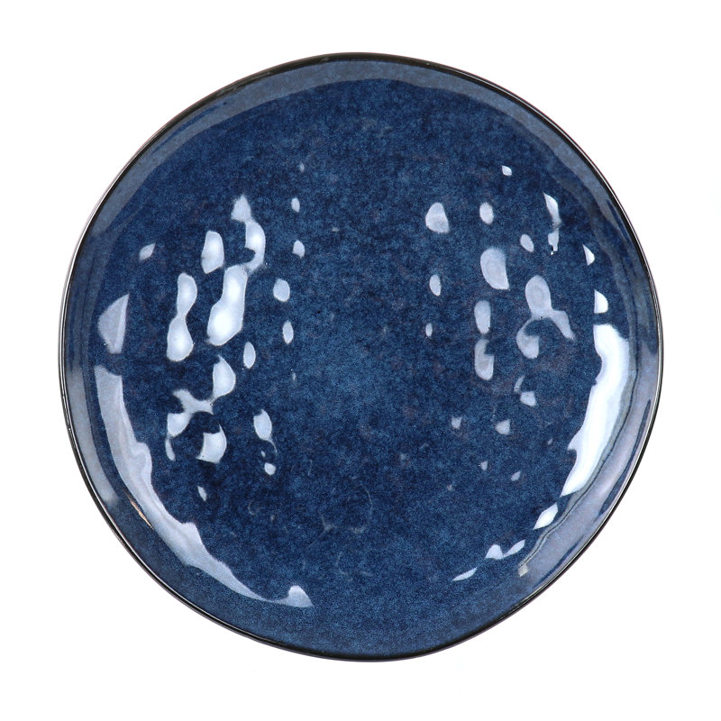 Service de table en grès 12 pièces Coger, Bleu