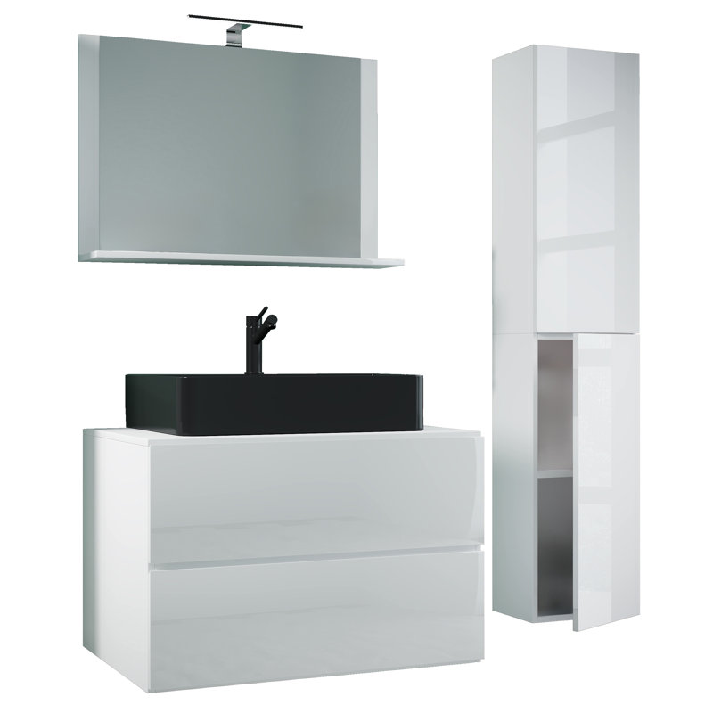 Aniceto Bathroom Furniture Suite, White