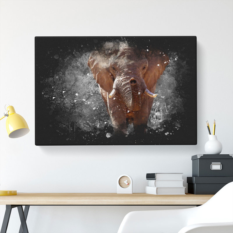 Elephant Vol.1 - Wrapped Canvas, 35cm H x 50cm W x 3cm D