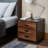 Eloy Walnut & Espresso Finish Accent Table