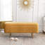 Banc de rangement rembourré en velours Miajah-251652345