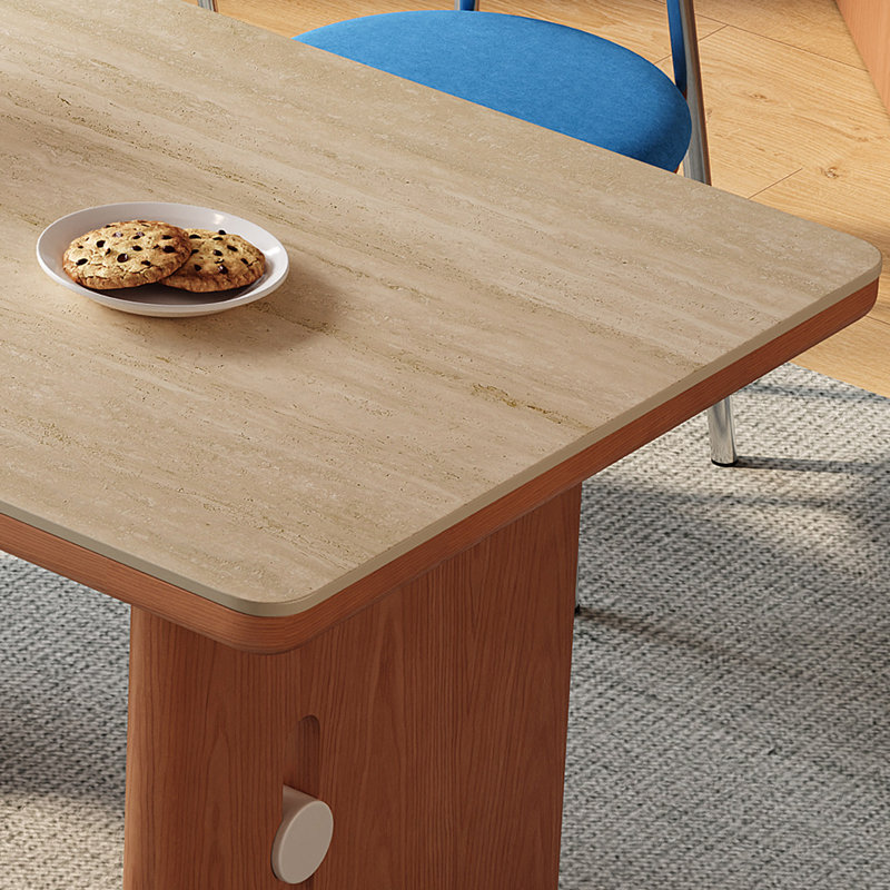 Bureau rectangulaire en fritté Durable Stonel, H 29,52 po x l 62,99 po x P 31,49 po