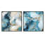Lichfield - Ensemble de 2 collages abstraits carrés-101857846-101857842
