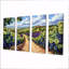 Vineyard In California Summer I - Vineyard Wall Art - ensemble de décorations murales traditionnelles-814570726-814570722