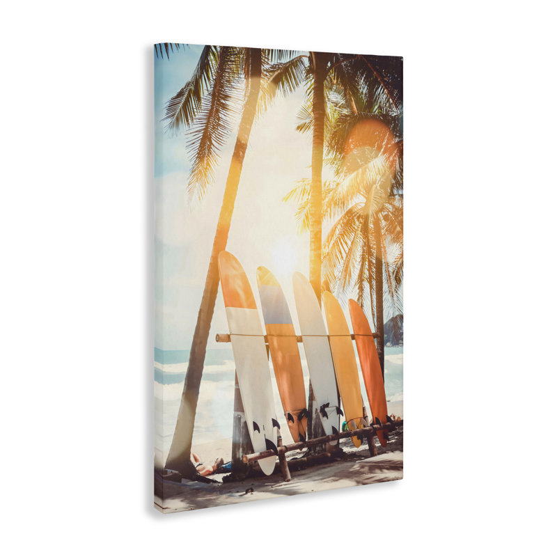 Toile de surf Gloke Bokeh Sunshine, design par LSR Design Studio, H 24 po x l 16 po