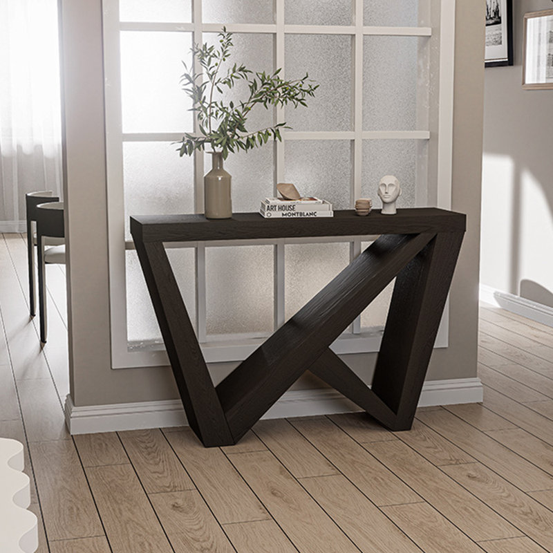 Console nordique moderne simple, Noir, H 31,9 po x l 39,4 po x P 11,8 po