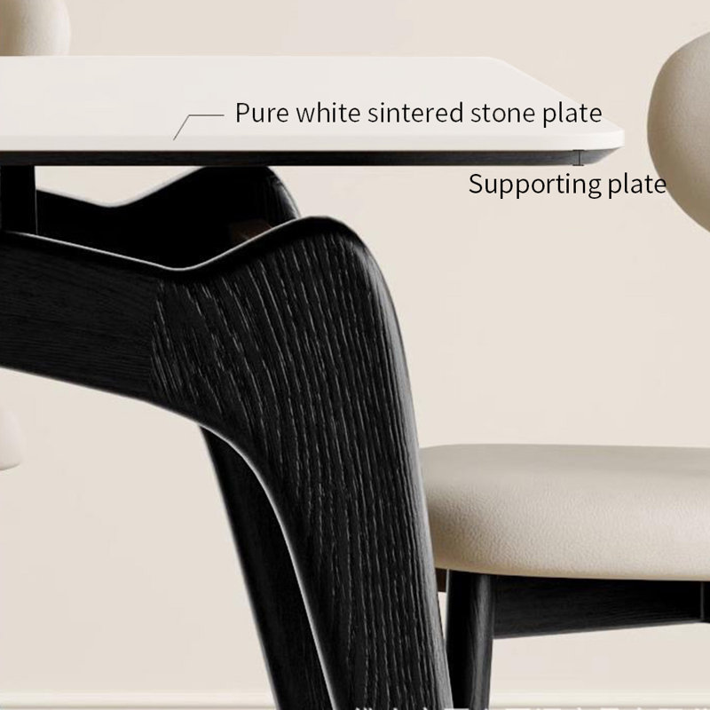 Ensemble de table de salle à manger moderne et minimaliste, H 29,5 po x L 63 po x l 31,5 po