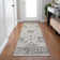 Machine Washable Indoor/Outdoor Xhevrie Ivory Rug
