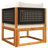  Garden Sofa Set Black, Cream White