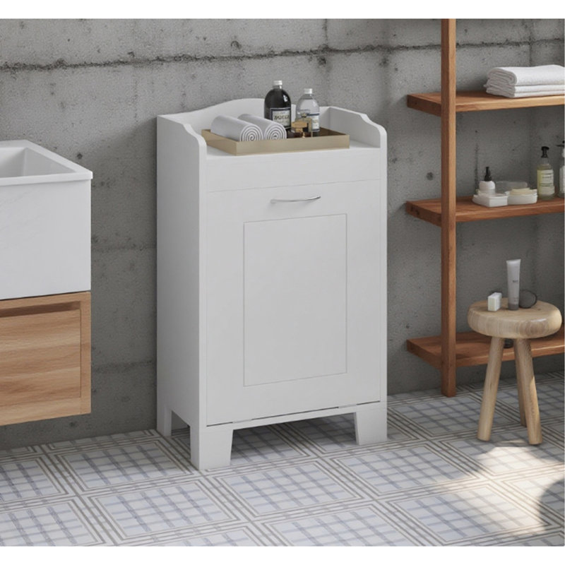 Panier à linge Out, panier à rangement autoportant, armoire de rangement pour salle de bain