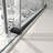 Frameless One Fixed And One Shifted Shower Door, 70MM 304 Stainless Steel Large Pulleys With Adjustable Soft Closing Function,With Nano Easy Cleaning,Stick Explosion-Proof Menbrance