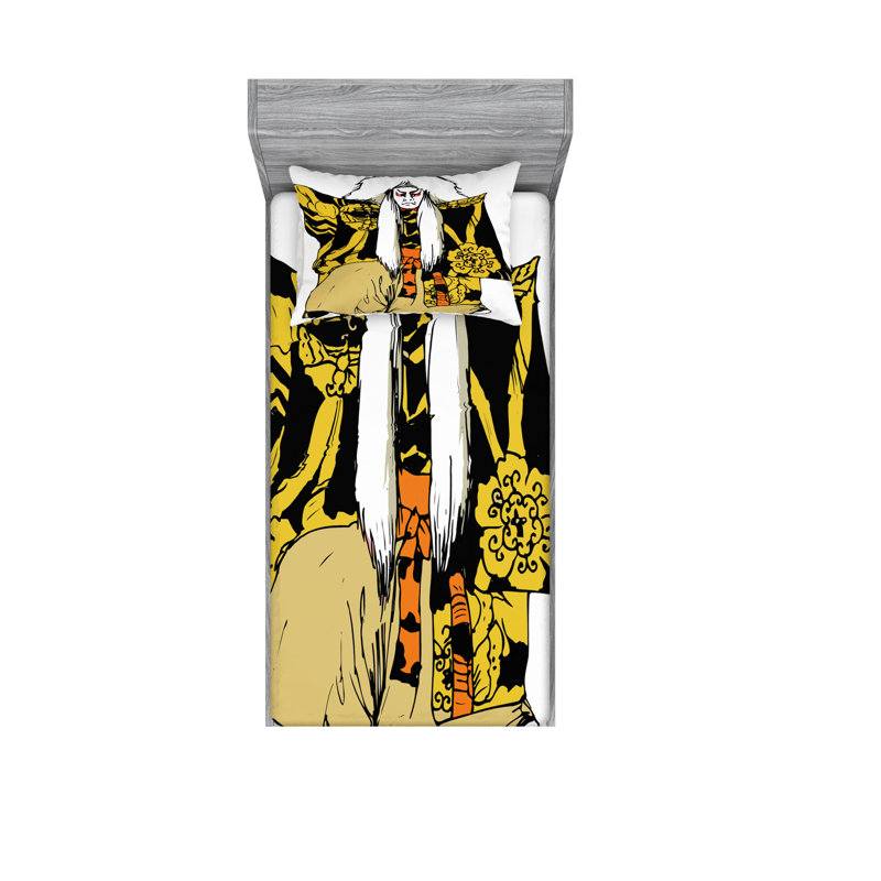 Ensemble de draps Japon, Ensemble de draps pour lit simple TG avec drap-hou