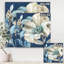 Indigold Watercolor Flower I - reproduction d'art sur toile tendue-55952045