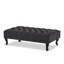 Ainura 120cm Wide Velvet Tufted Rectangle Solid Colour Cocktail Ottoman