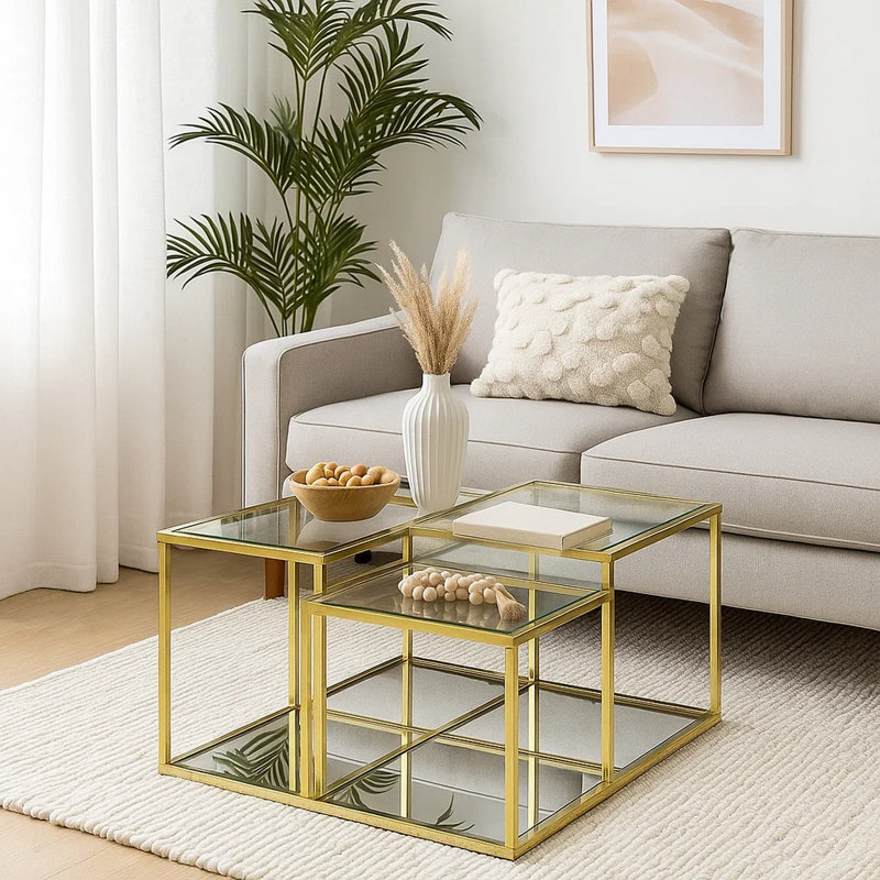 Table basse avec rangement Ebersole