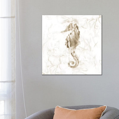 Soft Marble Seahorse by Nan - Wrapped Canvas Gallery-Wrapped Canvas Giclée