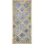 Tapis bleu tressé à la main Gleason-47758881