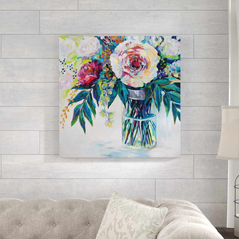 Elation by Jeanette Vertentes - Wrapped Canvas Painting, 76cm H x 76cm W