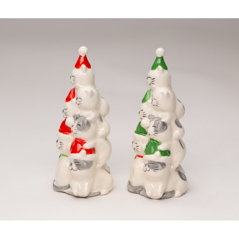 Arbre de Noël chats et sel poivre