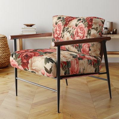 Fauteuil d'appoint rembourré Cottage Vintage