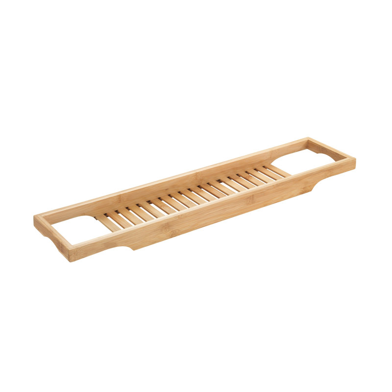 Wenko Freestanding Bamboo Bath Caddy