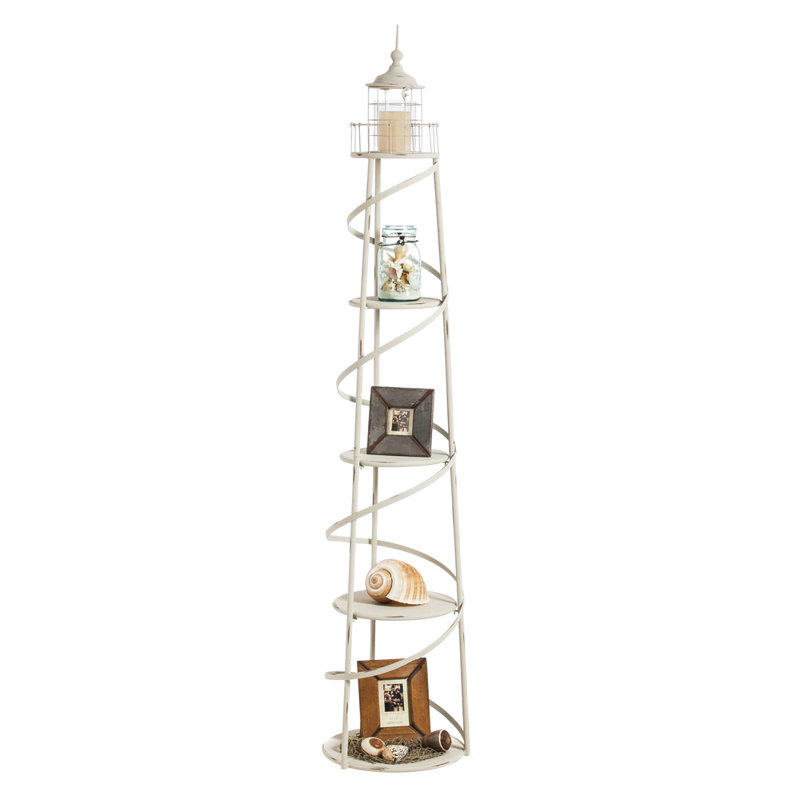 Annalise 5 Tier Metal Lighthouse Display Unit