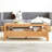 Burlywood Solid Wood Rectangular Coffee Table-662245005