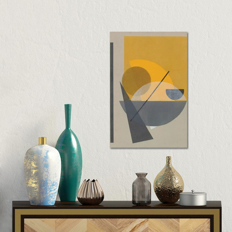 Homage To Bauhaus II by Rob Delamater - Gallery-Wrapped Canvas Giclée on Canvas, Canvas, 30.48 cm H x 45.72 cm W