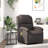 Recliner Chair, Adjustable Backrest/ Footrest, Real Leather-1996818316-1996818304