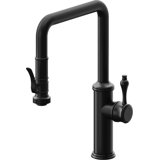 Davoli Pull-Down Kitchen Faucet with Squeeze Sprayer - Quad Spout