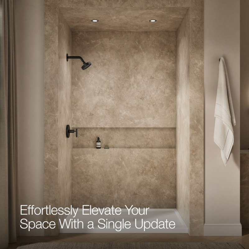 Purist Shower Trim, Lever Handle, Matte Black