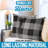 Zulay Pack Of 2 Buffalo Plaid Throw Pillow Covers - Farmhouse Porch Pillows Outdoor & Indoor Covers 18x18 Inches-114647221