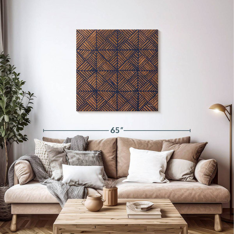 Kerner Copper Pattern, 36" H x 36" W