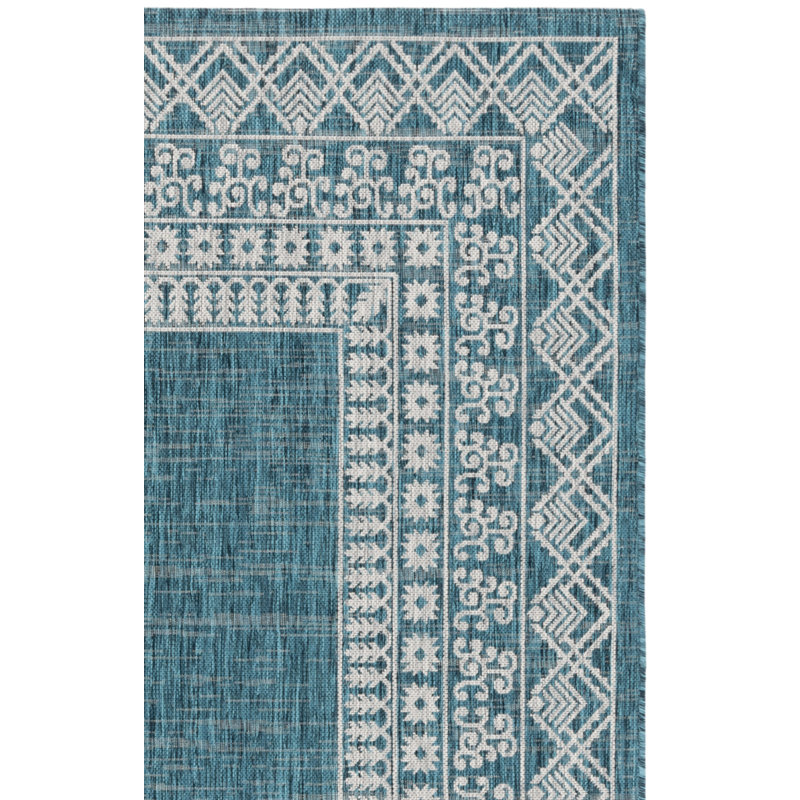 Bexton Performance Oriental Indoor/Outdoor Area Rug, Rectangle  5'3" x 7'7"