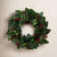 Magnolia Leaf and Winter Foliage Wreath