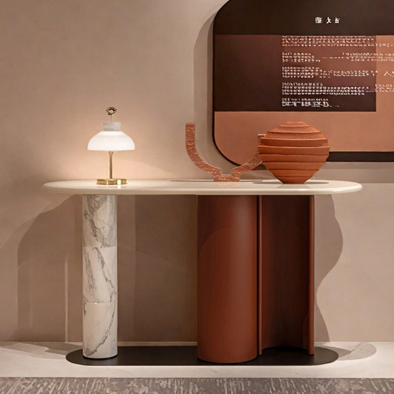 Console Italian Minimalist, H 31,50 po x l 63 po x P 15,7 po