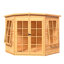 Hampton 8 x 8 Ft Shiplap Corner Summer House-337830949