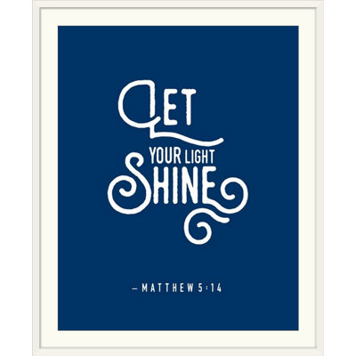 " Matthew 5:14 - Scripture Art "
