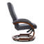 Velvet Recliner with Ottoman