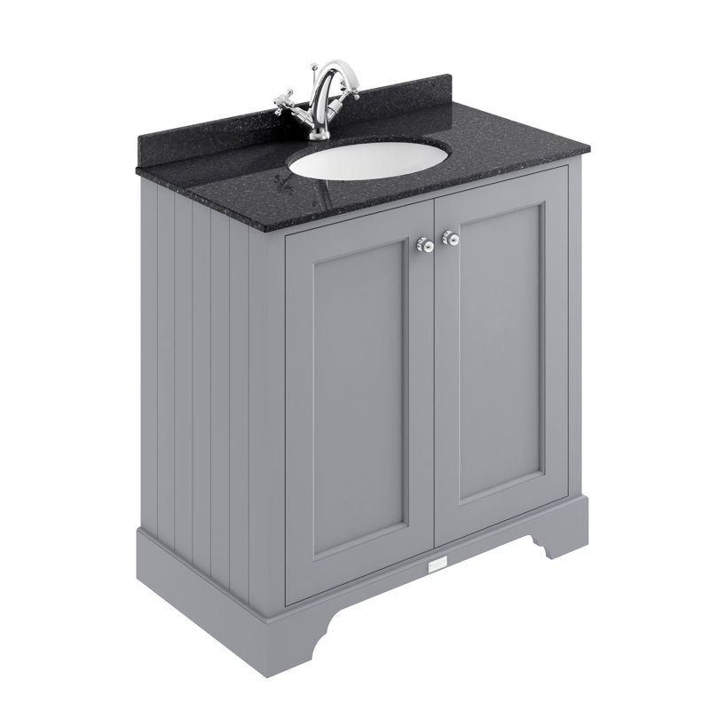 Bayswater Bathroom Vanity, Plummett Grey, 81.7cm W