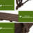 2 Outdoor Garden Furniture , Rustic Wooden Bench, 550 Lbs Capacity, Brown Wagon Wheel Backyard Seat Bench Patio For Garden, Weight