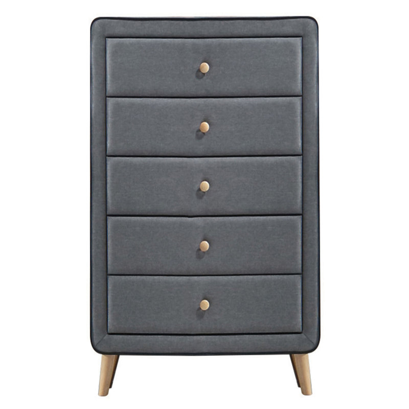 Commode rembourrée à 5 tiroirs