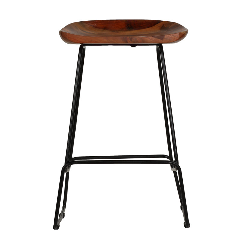 Tabouret en bois massif 30 po Bridgham